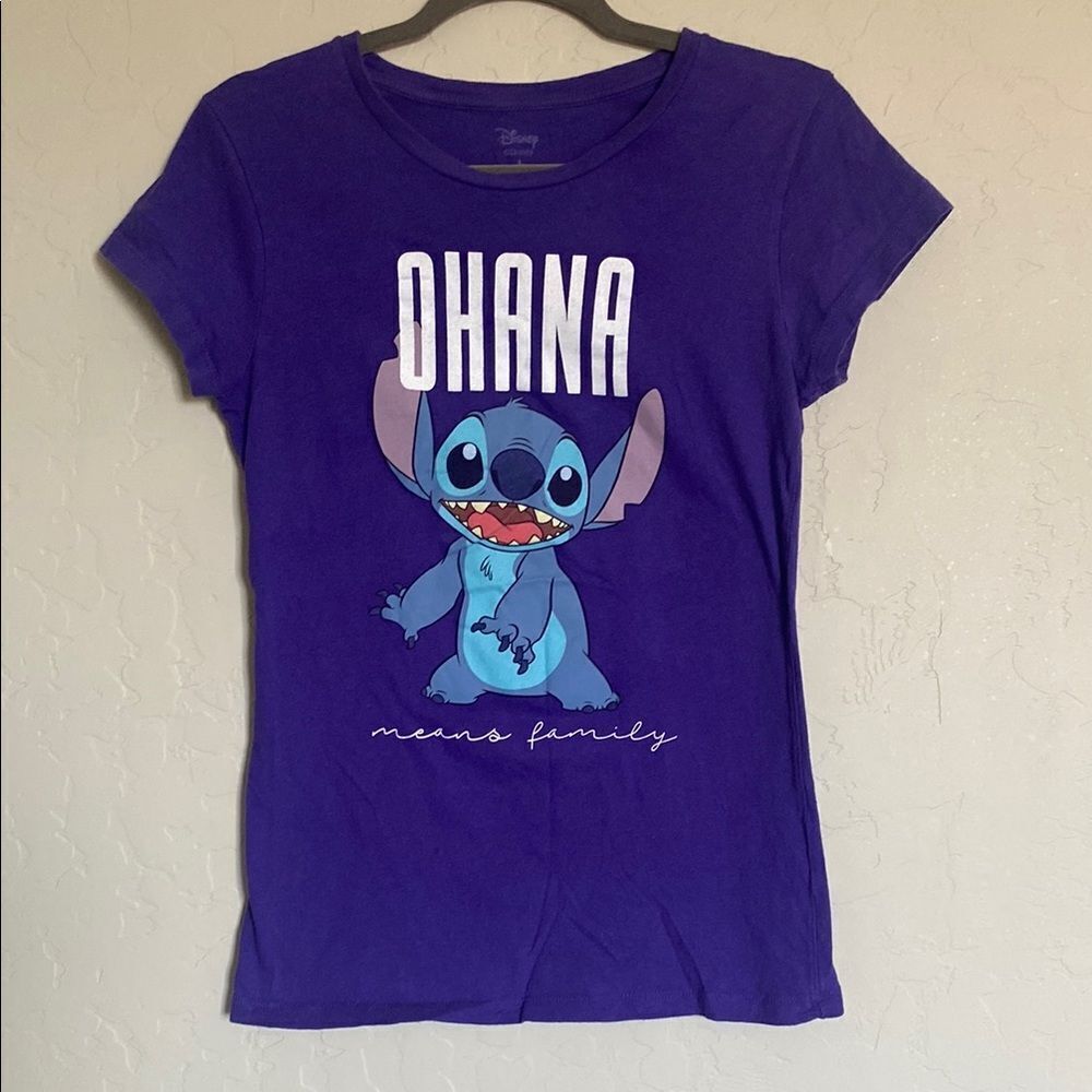 Disney Kids Purple Stitch T-Shirt